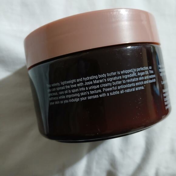Josie Maran Whipped Argan Oil PEPPERMINT BARK Body Butter 19 oz NEW/SEALED - Picture 5 of 7